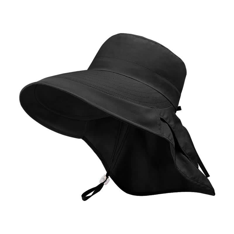 Fischerhut mit breiter Krempe zum Wandern im Freien - Schwarz - Einheitsgröße - image 21