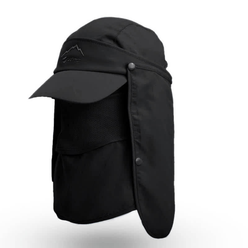 Vielseitig tragbare Baseballkappe mit Sonnenschutz für den Außenbereich - Schwarz - Einheitsgröße - image 17