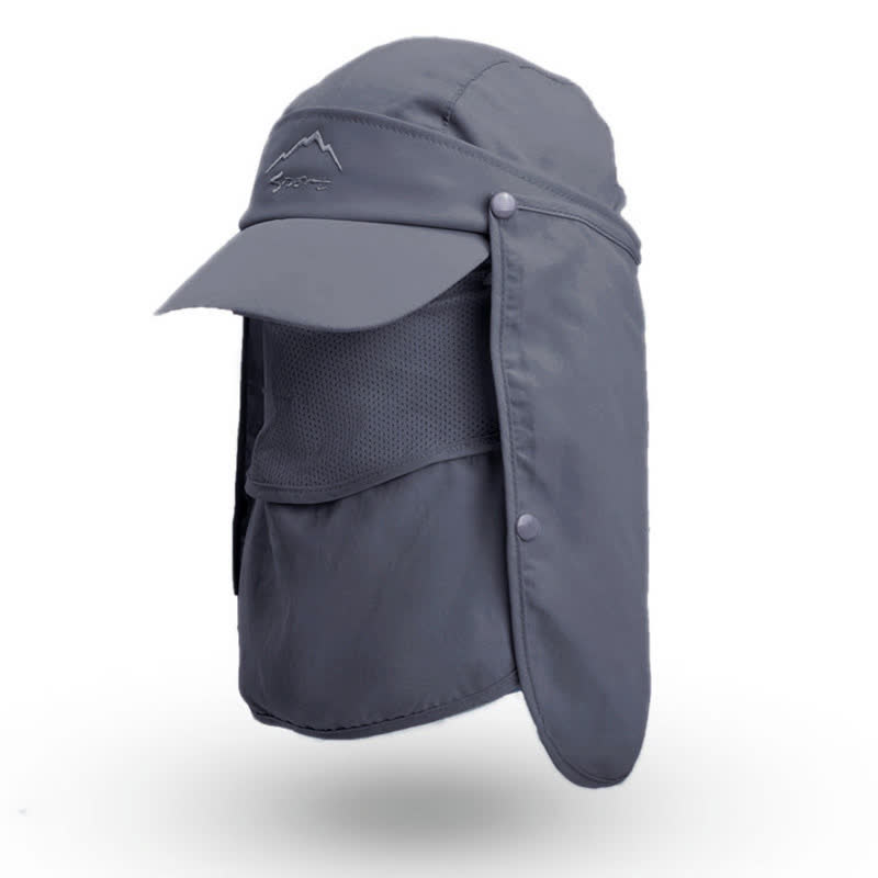 Vielseitig tragbare Baseballkappe mit Sonnenschutz für den Außenbereich - Dunkelgrau - Einheitsgröße - image 3