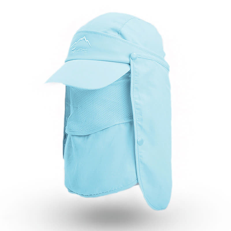 Vielseitig tragbare Baseballkappe mit Sonnenschutz für den Außenbereich - Blau - Einheitsgröße - image 15