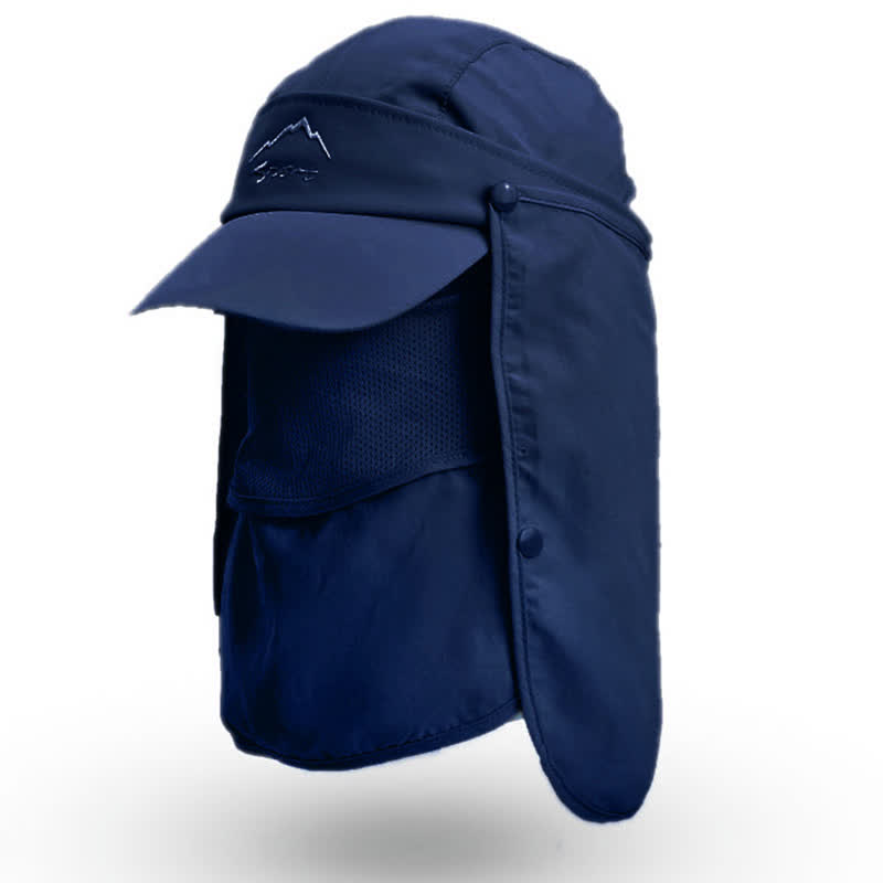 Vielseitig tragbare Baseballkappe mit Sonnenschutz für den Außenbereich - Marineblau - Einheitsgröße - image 6