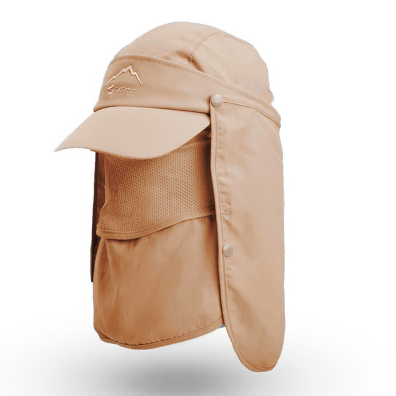 Vielseitig tragbare Baseballkappe mit Sonnenschutz für den Außenbereich - Khaki - Einheitsgröße - image 9