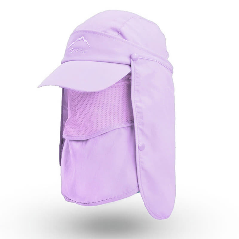 Vielseitig tragbare Baseballkappe mit Sonnenschutz für den Außenbereich - Lila - Einheitsgröße - image 16