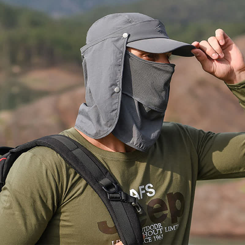 Vielseitig tragbare Baseballkappe mit Sonnenschutz für den Außenbereich - image 1