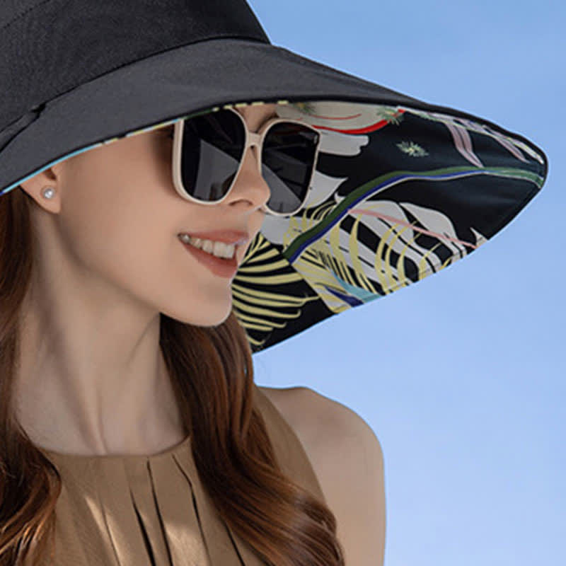 Wendbarer Sonnen-Bucket-Hut mit breiter Krempe - image 12