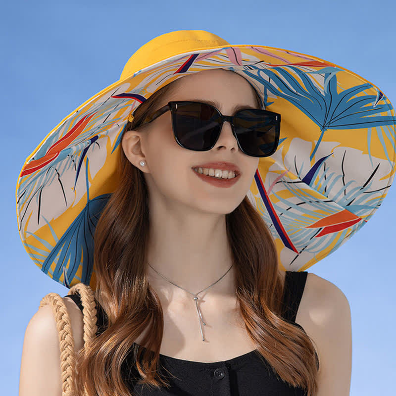 Wendbarer Sonnen-Bucket-Hut mit breiter Krempe - image 5