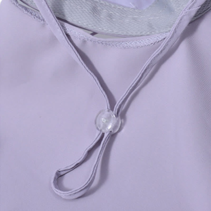 Sonnenschutz-Bucket-Hut mit integriertem Gesichtsschal - image 5