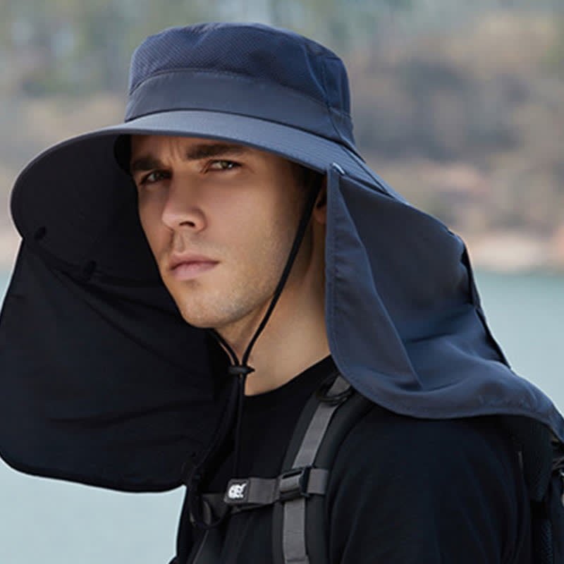 Bucket Hat mit abnehmbarer Nackenklappe - image 7