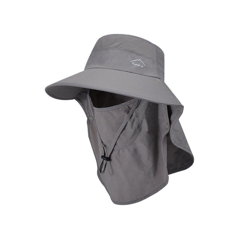 Bucket Hat mit abnehmbarer Gesichtsmaske - Dunkelgrau - Einheitsgröße - image 15