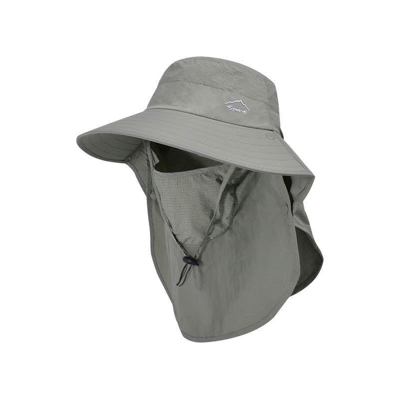 Bucket Hat mit abnehmbarer Gesichtsmaske - Dunkelgrün - Einheitsgröße - image 12
