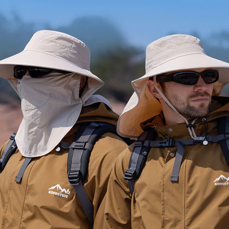 Bucket Hat mit abnehmbarer Gesichtsmaske - image 0