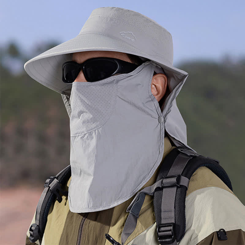 Bucket Hat mit abnehmbarer Gesichtsmaske - image 3