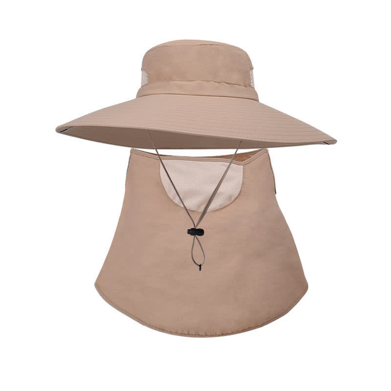 Sonnenschutzmaske für den Außenbereich, Eimerhut - Khaki - Einheitsgröße - image 16