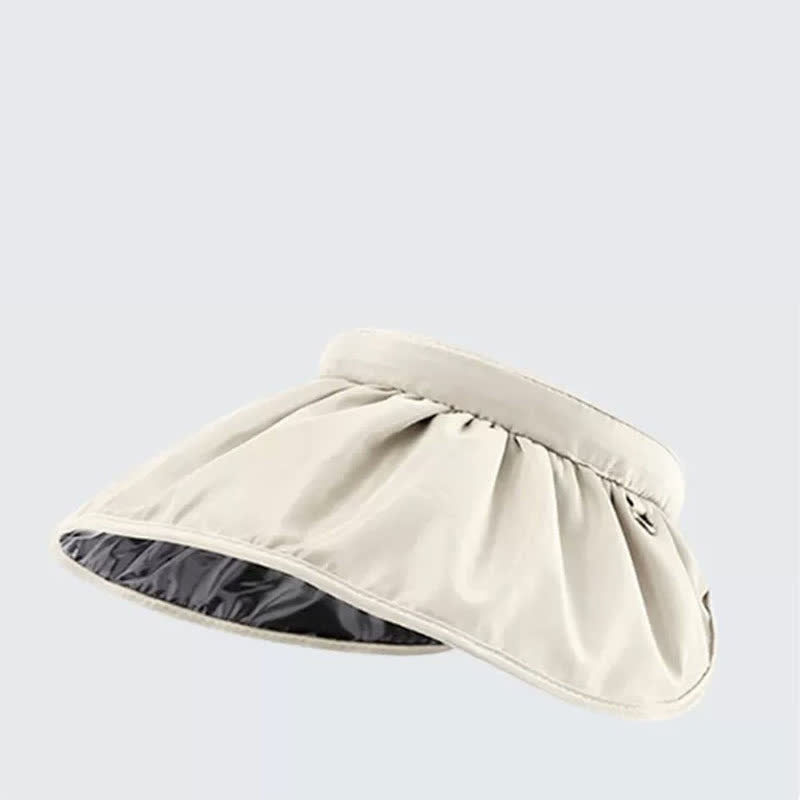 Sonnenhut im Stirnband-Stil mit offener Oberseite und breiter Krempe - Beige - Einheitsgröße - image 3