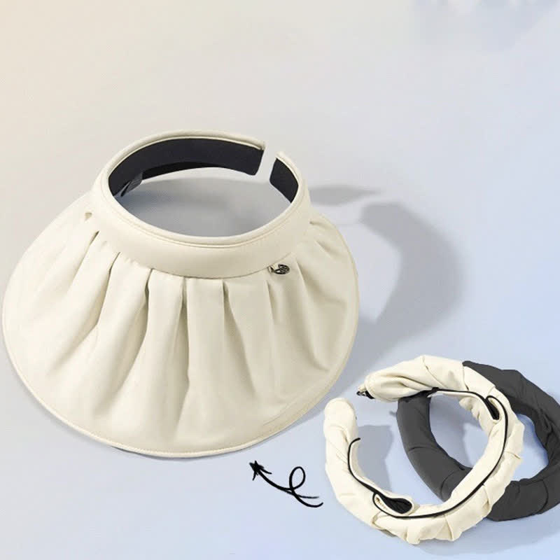 Sonnenhut im Stirnband-Stil mit offener Oberseite und breiter Krempe - image 2