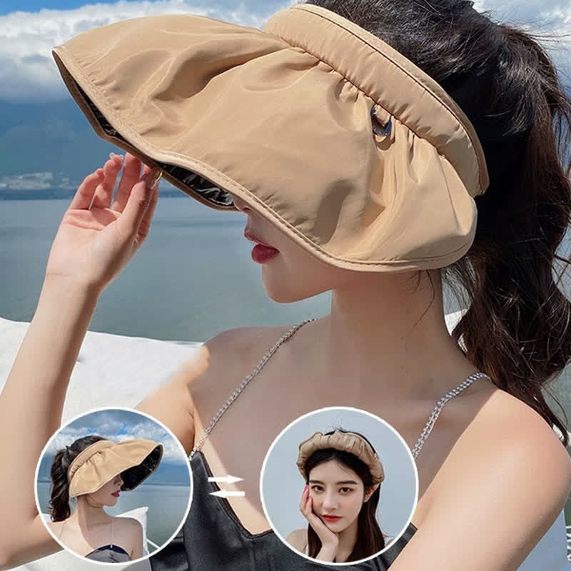 Sonnenhut im Stirnband-Stil mit offener Oberseite und breiter Krempe - image 4