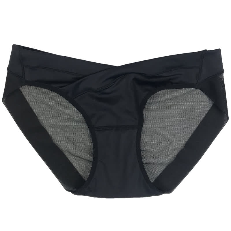 Atmungsaktive Schwangerschaftsslips mit niedriger Taille (2er-Pack)