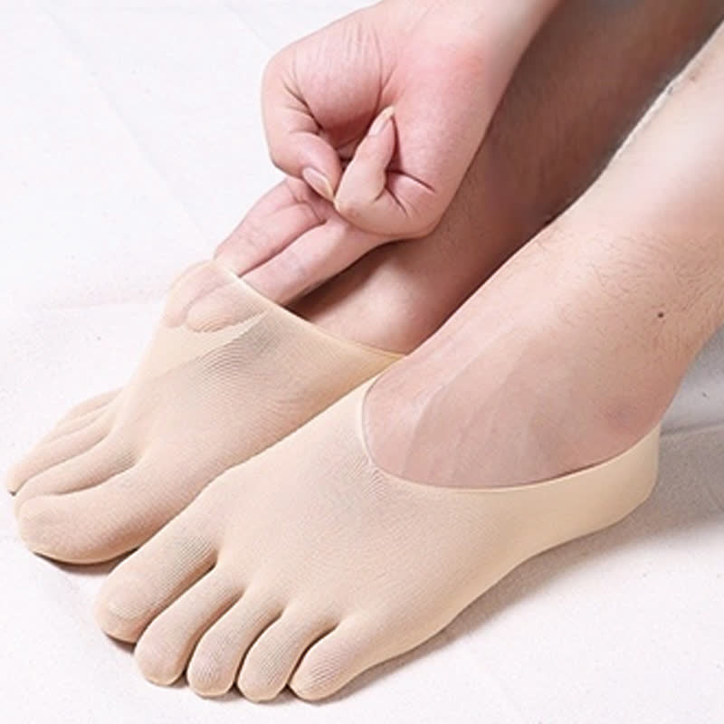Unsichtbare, dünne, atmungsaktive Zehensocken (4 Paar)
