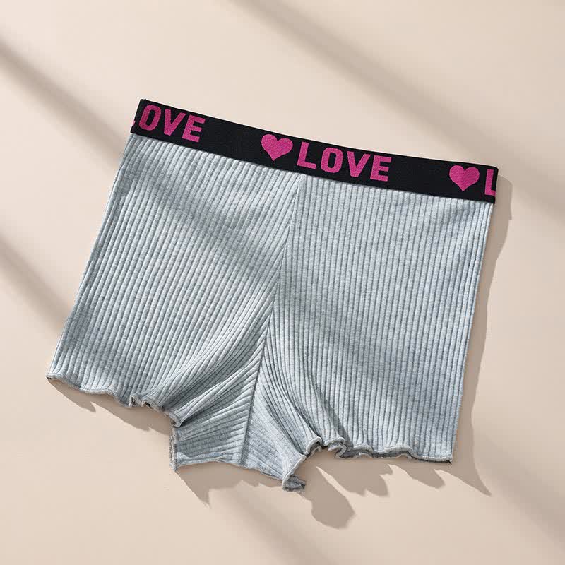 Mittelhoher LOVE-Bund-Boyshort (3er-Pack)