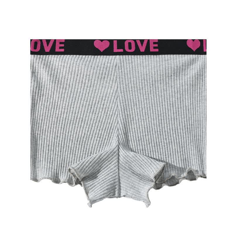 Mittelhoher LOVE-Bund-Boyshort (3er-Pack)