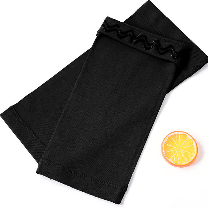 Modal Thin Silicone Non-Slip Leg & Knee Pads - Black - XL - image 8