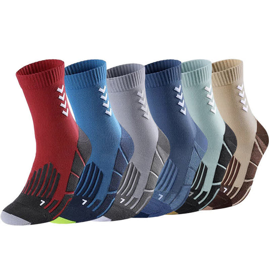 Arrow Striped Sports Knöchel-Kompressionssocken (5 Paar)