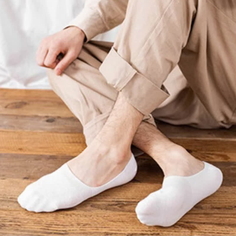 Unsichtbare Baumwollsocken in Übergröße (5 Paar)