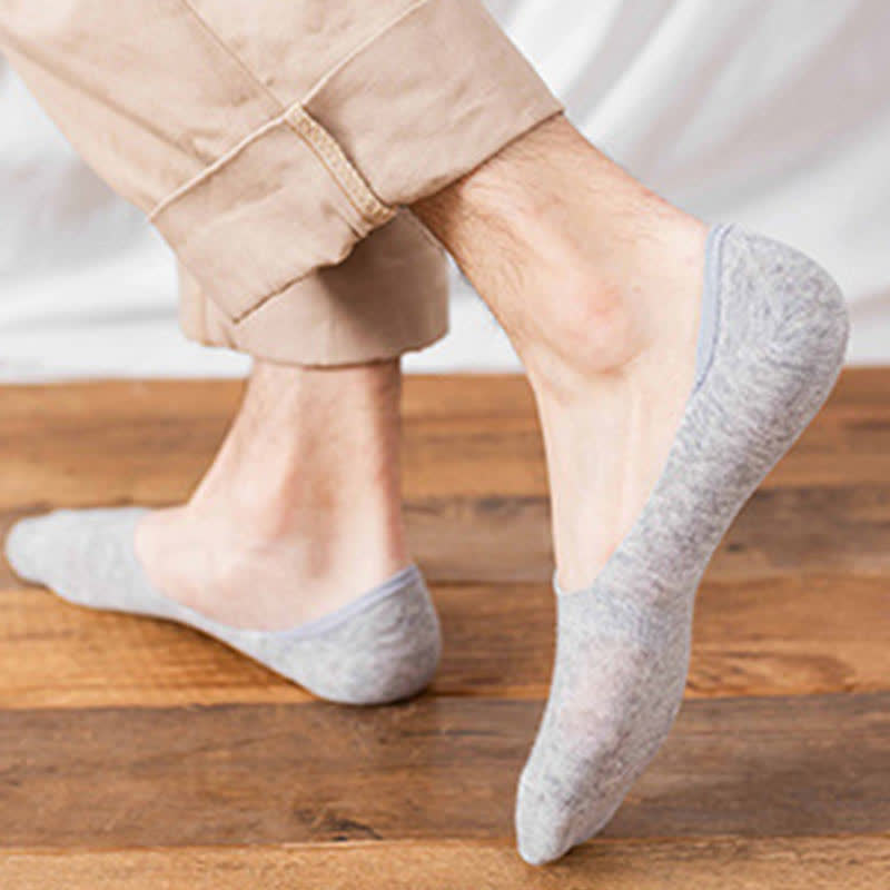 Unsichtbare Baumwollsocken in Übergröße (5 Paar)