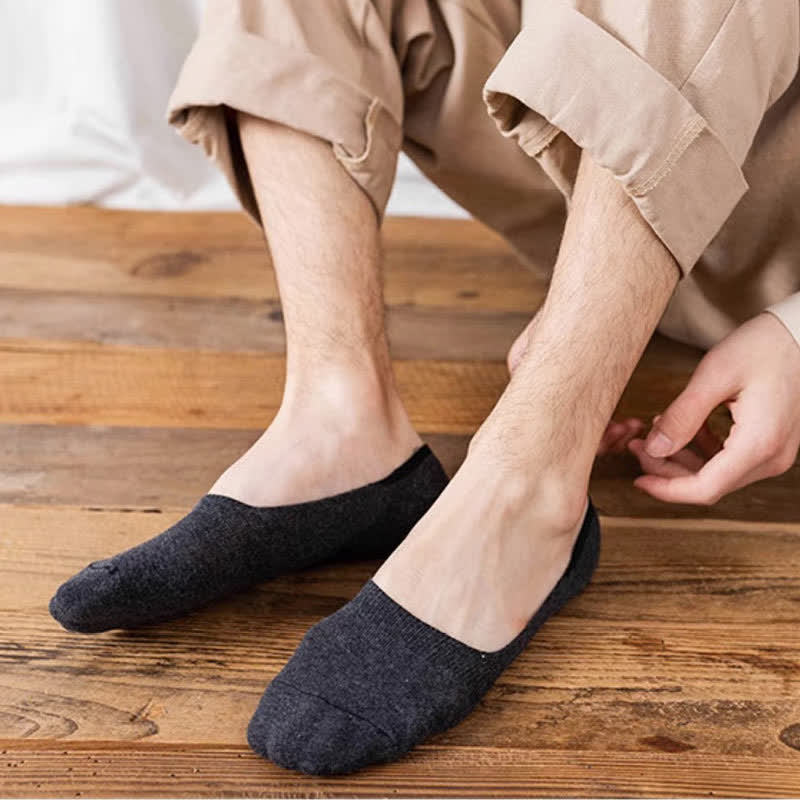 Unsichtbare Baumwollsocken in Übergröße (5 Paar)
