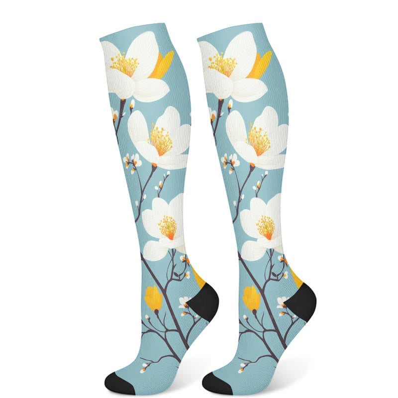 Lotus Kompressionsstrümpfe (3 Paar) - Blau (1 Paar) - S/M - image 8