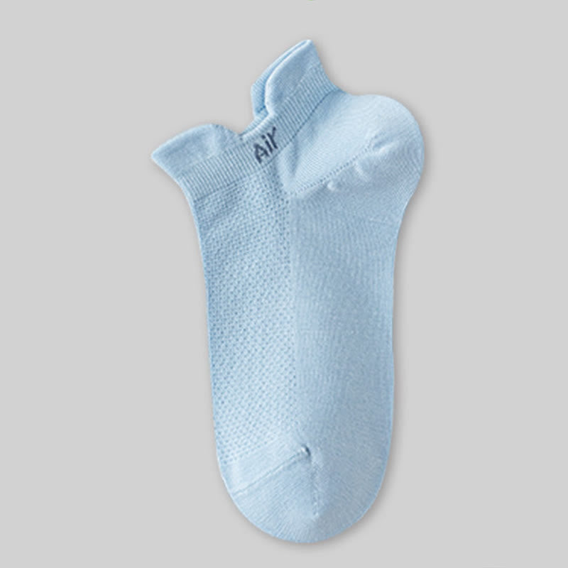 Dünne, schweißabsorbierende, atmungsaktive Söckchen aus Netzstoff aus Baumwolle (6 Paar)