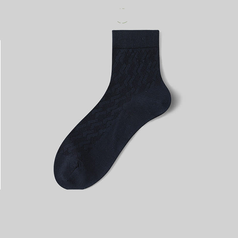 Dünne, atmungsaktive Mesh-Viertel-Socken mit kühlem Tragegefühl (5 Paar)