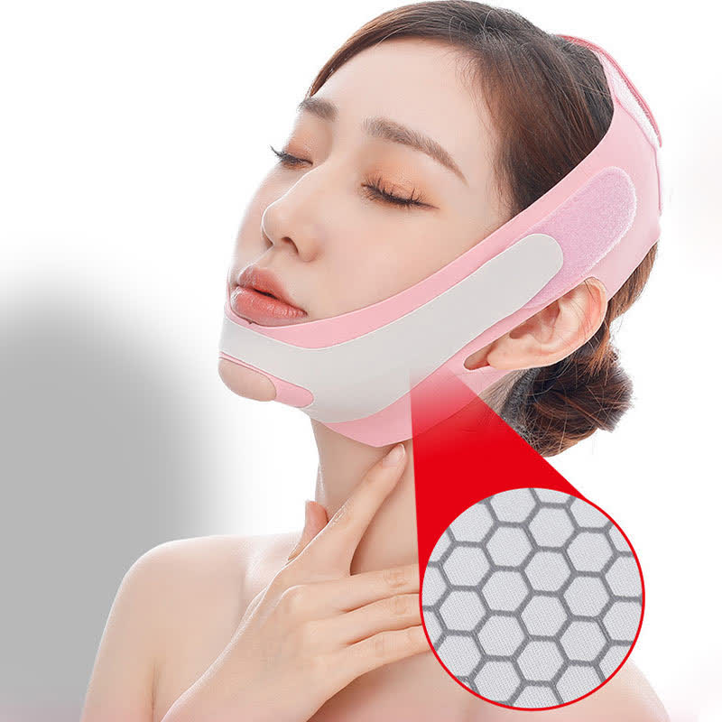 Elastische V-Face-Konturmaske mit elastischem Band