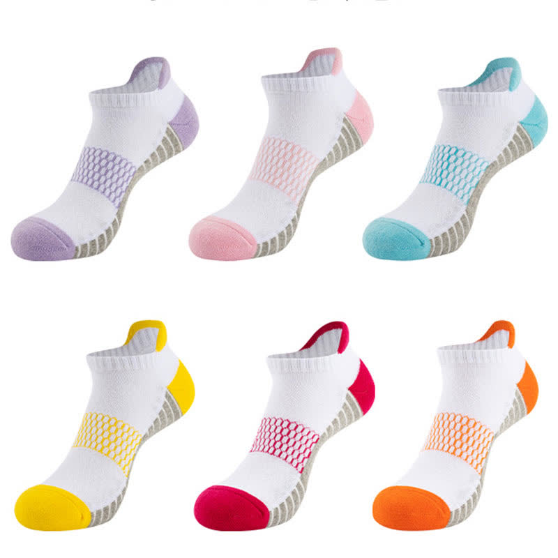 Schweißabsorbierende, atmungsaktive Laufsöckchen aus Baumwolle (6 Paar)