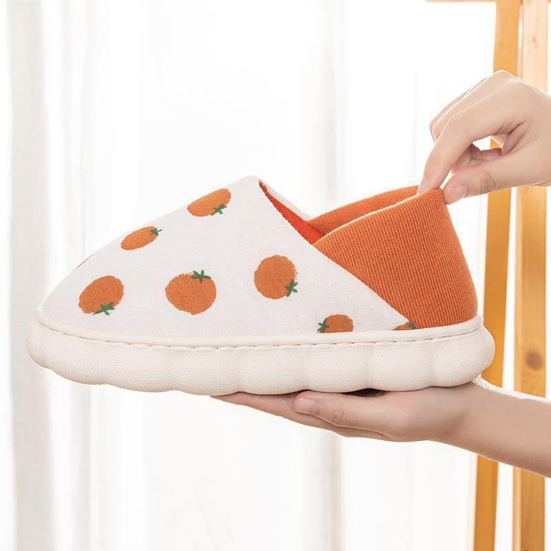 Hausschuhe mit Cartoon-Print, dicker Sohle und geschlossener Rückseite - image 5