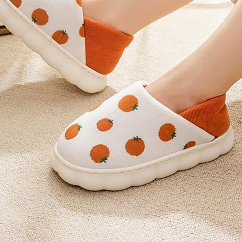 Hausschuhe mit Cartoon-Print, dicker Sohle und geschlossener Rückseite - image 4