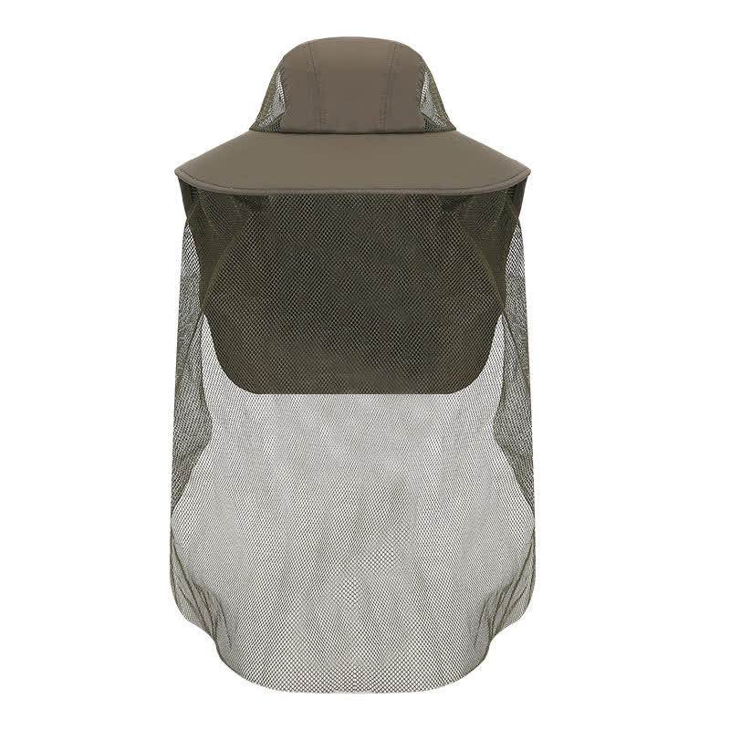 Schützender Outdoor-Bucket-Hut mit breiter Krempe - Olivgrün - Einheitsgröße - image 1