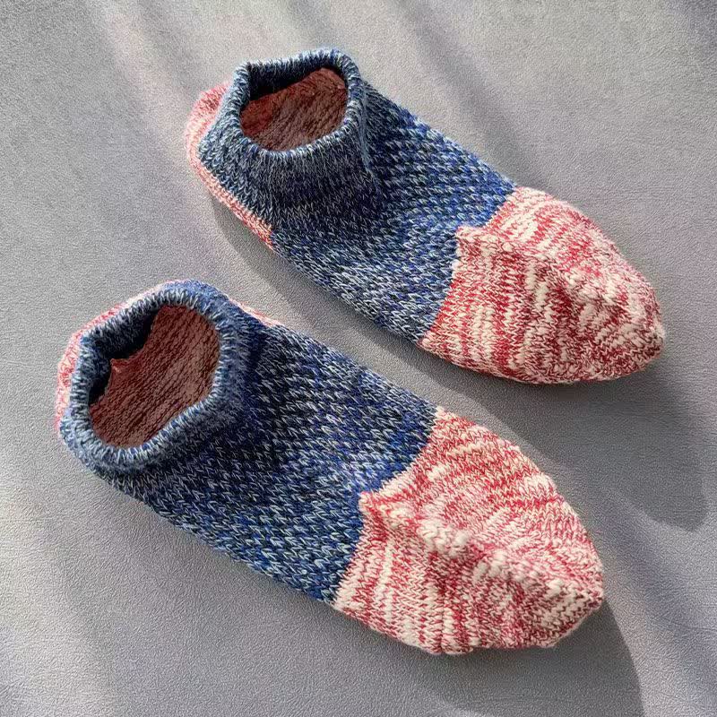 Stricksocken im Retro-Stil (5 Paar)