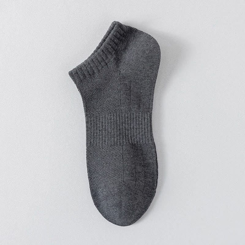 Leichte, atmungsaktive Mesh-Socken in Übergröße, einfarbig, Füßlinge (6 Paar)