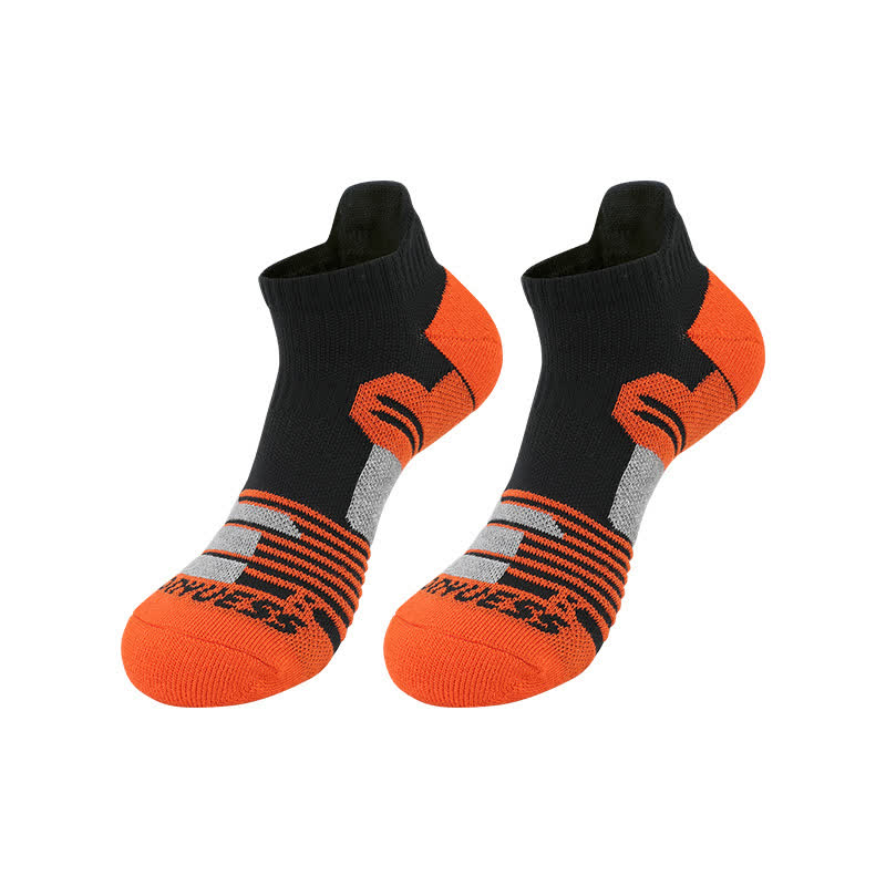 Atmungsaktive Sportsöckchen mit Farbblockstreifen (5 Paar)