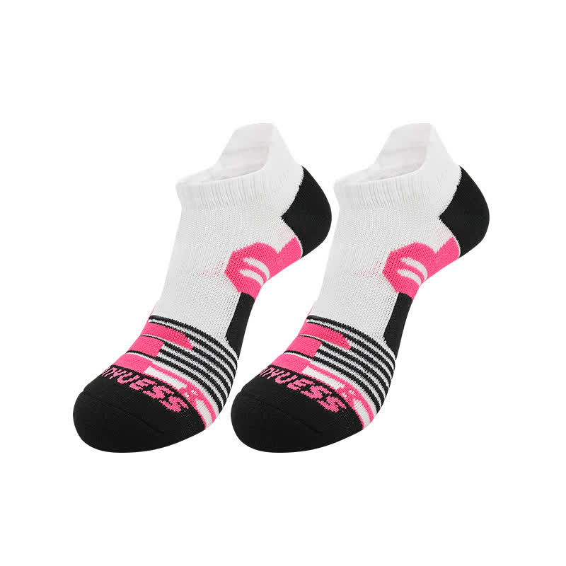 Atmungsaktive Sportsöckchen mit Farbblockstreifen (5 Paar)