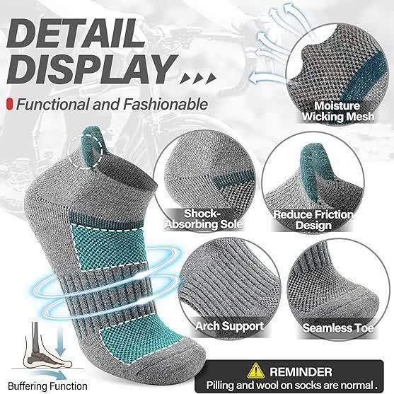 Sport-Söckchen mit Streifenmuster (6 Paar)