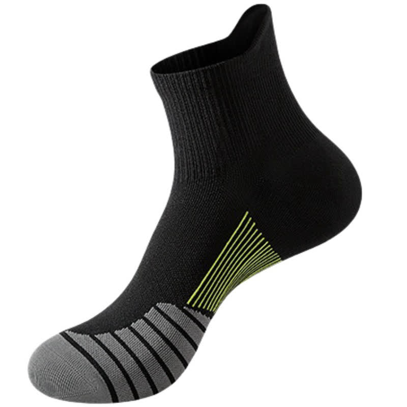 Atmungsaktive, schnell trocknende Kompressions-Sportsocken (5 Paar) - Schwarz - EU39-44 (US6-10) - image 11