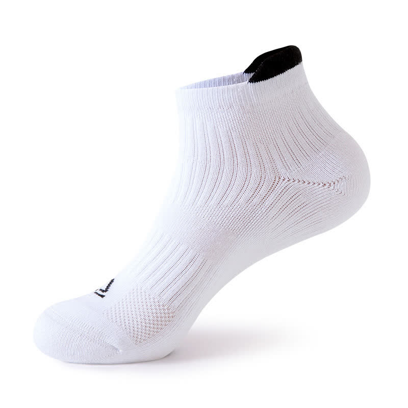 Einfarbige, atmungsaktive, schweißableitende Sportsocken (5 Paar)