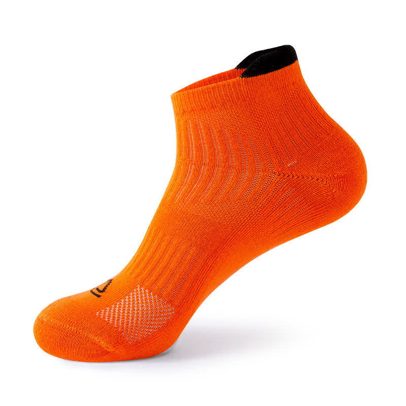 Einfarbige, atmungsaktive, schweißableitende Sportsocken (5 Paar)