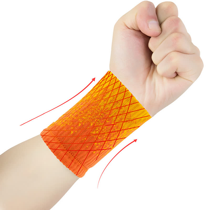 Fitness-Handgelenksmanschetten in Farbverlaufsfarbe (2 Paar)