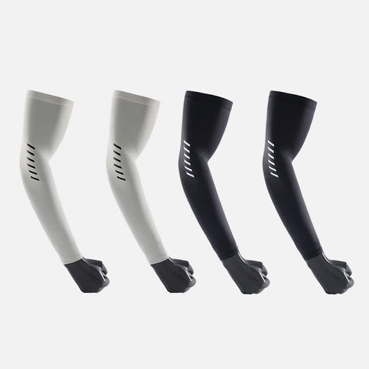 Einfarbige Sonnenschutz-Armstulpen für den Außenbereich (3 Paar)