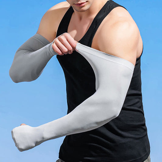 Kühle Armstulpen zum Sonnenschutz im Freien (4 Paar)