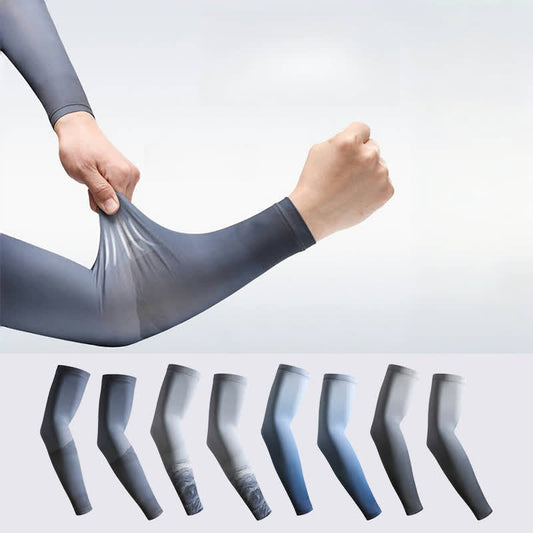 Sonnenschutz-Armstulpen mit Farbverlauf für den Außenbereich (2 Paar)