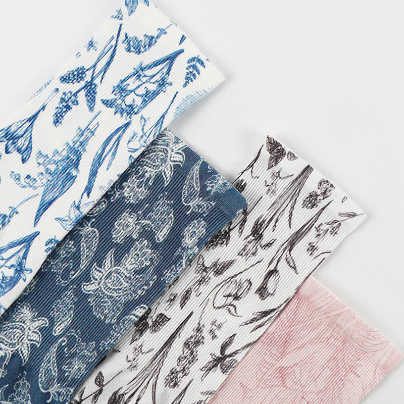 Armstulpen mit Blumenmuster für den Außenbereich zum Sonnenschutz (3 Paar) - image 1